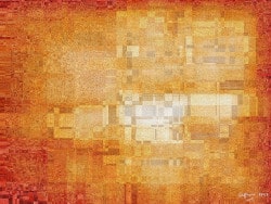 Fractal art. Red City, a mathematical image in shades of red and gold for a fine art print, made with a directed graph IFS.