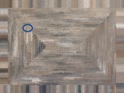 Trigonometric art. Pebble Spiral 1, a pebble coloured picture (with ellipse detail) created using trigonometric functions.